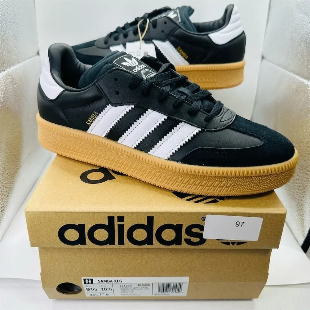 Adidas Originals Samba XLG Black/White Gum IE1379 | Men’s 9.5 / Women’s 10.5 US